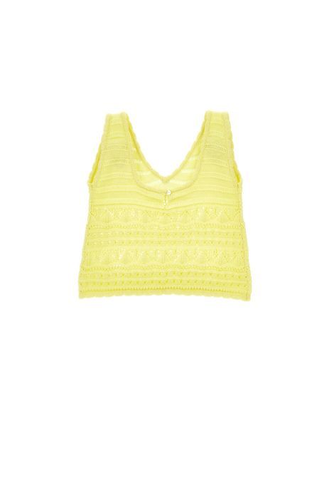 Top in filo ricamato ERMANNO SCERVINO JUNIOR | Z9G305 70850014